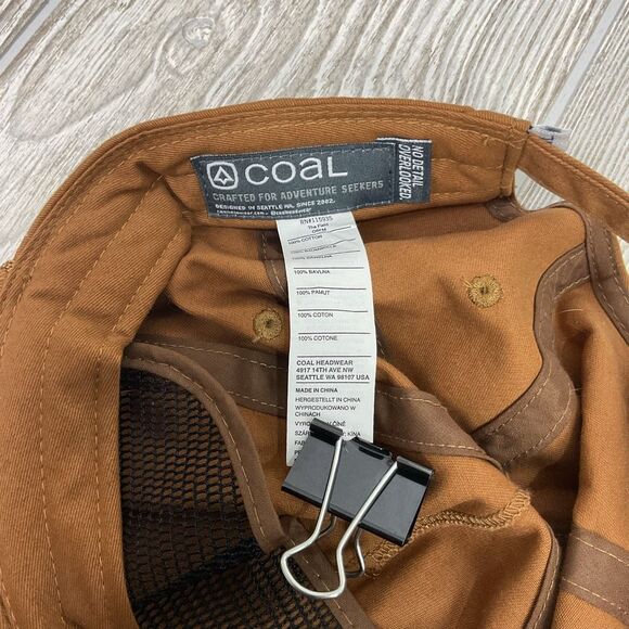 COAL Do The Dirty Light Brown Flat Bill Rope Hat Motocross Dirt Bike - Picture 7 of 8